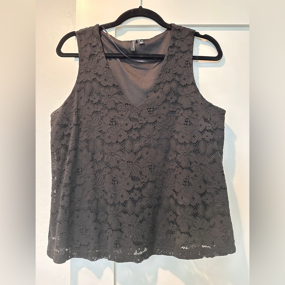 Vero Moda Black Lace Tank Top